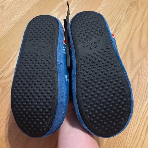 Harry Potter Christmas Slippers NEW Sz 8 Women’s Christmas Blue - Picture 3 of 4